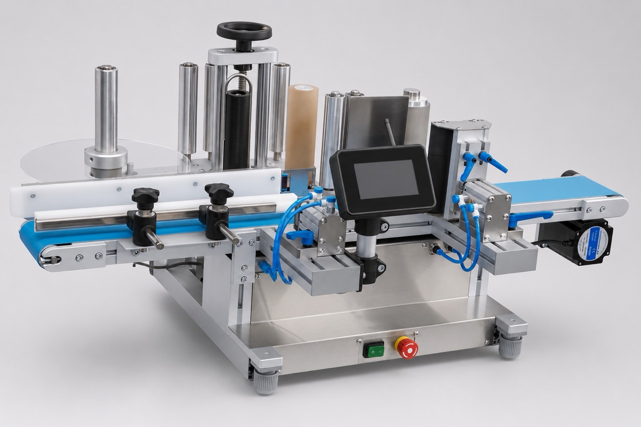 X50 labelling machine front view