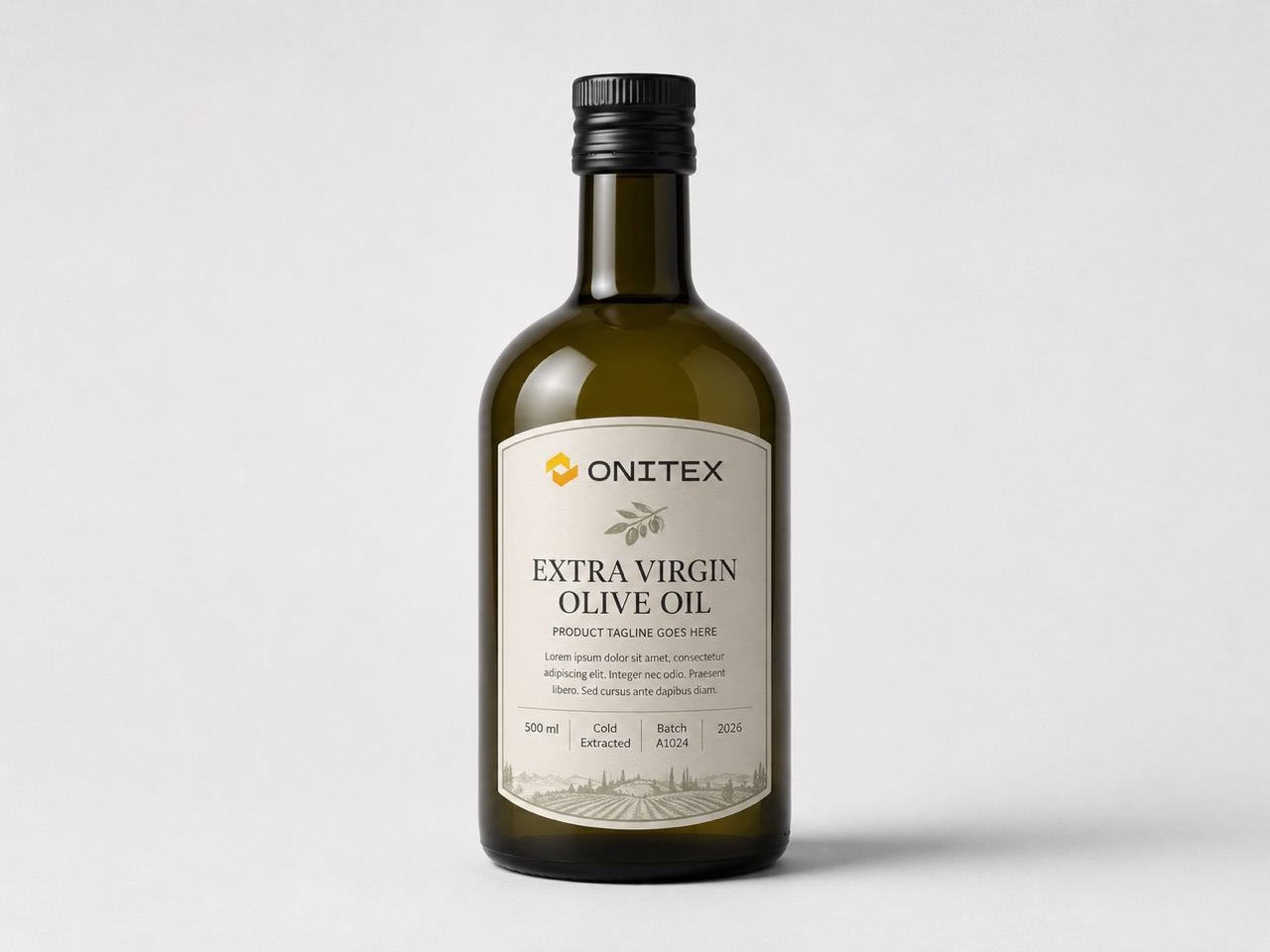 Olive oil bottle